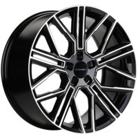 Khomen Wheels KHW2101 (Tesla) Black-FP 9.5x21/5x114.3 ET40 D64.1