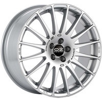 OZ Superturismo Dakar Matt Race Silver + Black Lettering 8.5x20/5x112 ET30 D79