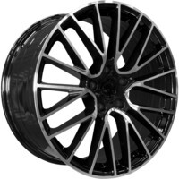 PDW 5413 Gloss Black Machine Face 11x21/5x130 ET58 D71.5