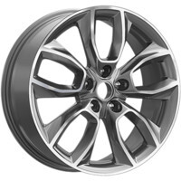 Premium Series КР001 (Qashqai) Diamond Gloss Graphite 7x18/5x114.3 ET40 D66.1