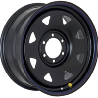 ZEPP 4х4 Toyota Nissan Semicircle Gloss Black 7x16/6x139.7 D110